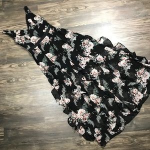BCBGeneration floral ruffle maxi dress
